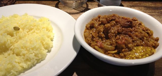 ヘンドリクスカレーバー 鶏キーマ